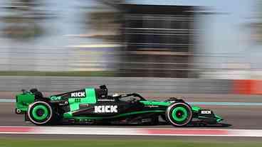 Bortoleto estreia na Fórmula 1 com oitavo tempo em testes em Abu Dhabi