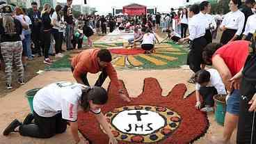 Tapetes de Corpus Christi no DF: Fé e Memória